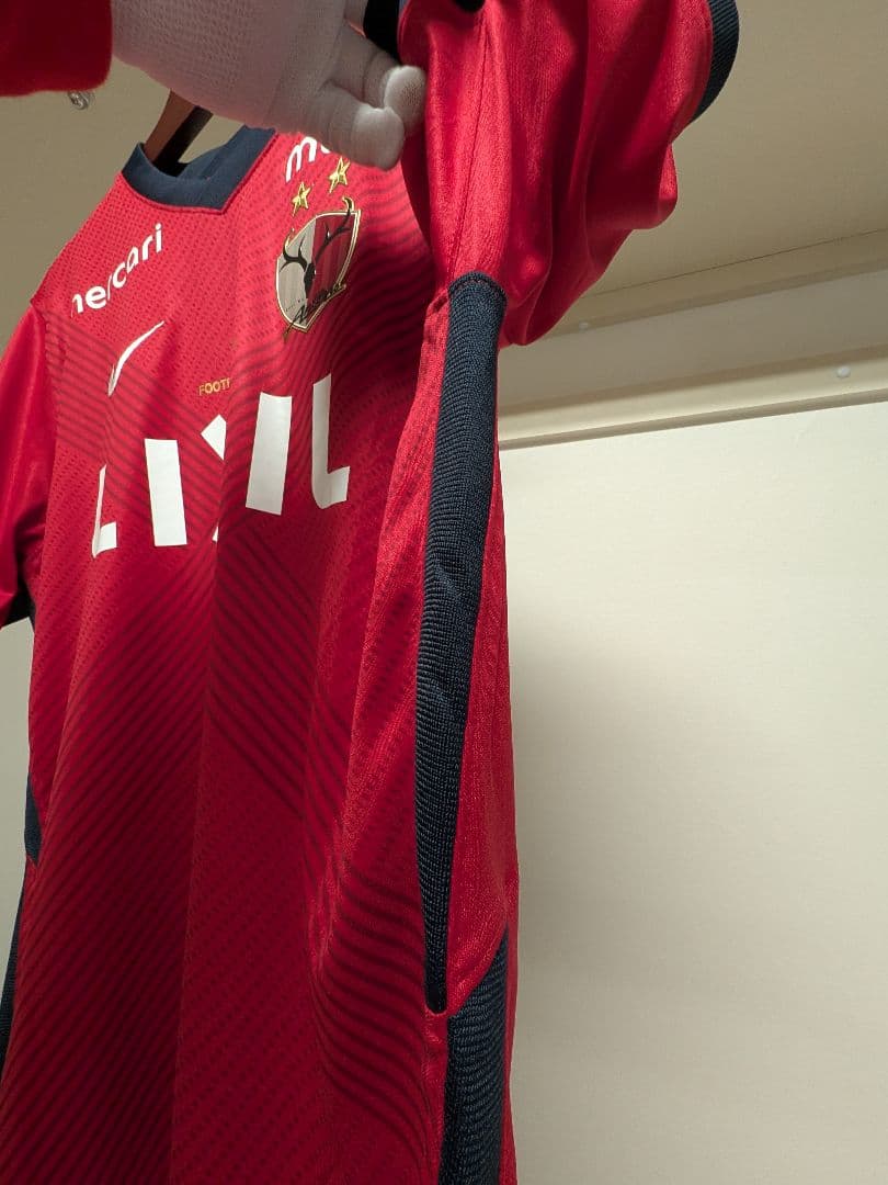 ジ*ヌ様 【鹿島アントラーズ】神様ジーコ　30周年記念ユニフォーム　XL