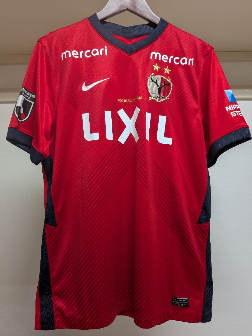 ジ*ヌ様 【鹿島アントラーズ】神様ジーコ　30周年記念ユニフォーム　XL