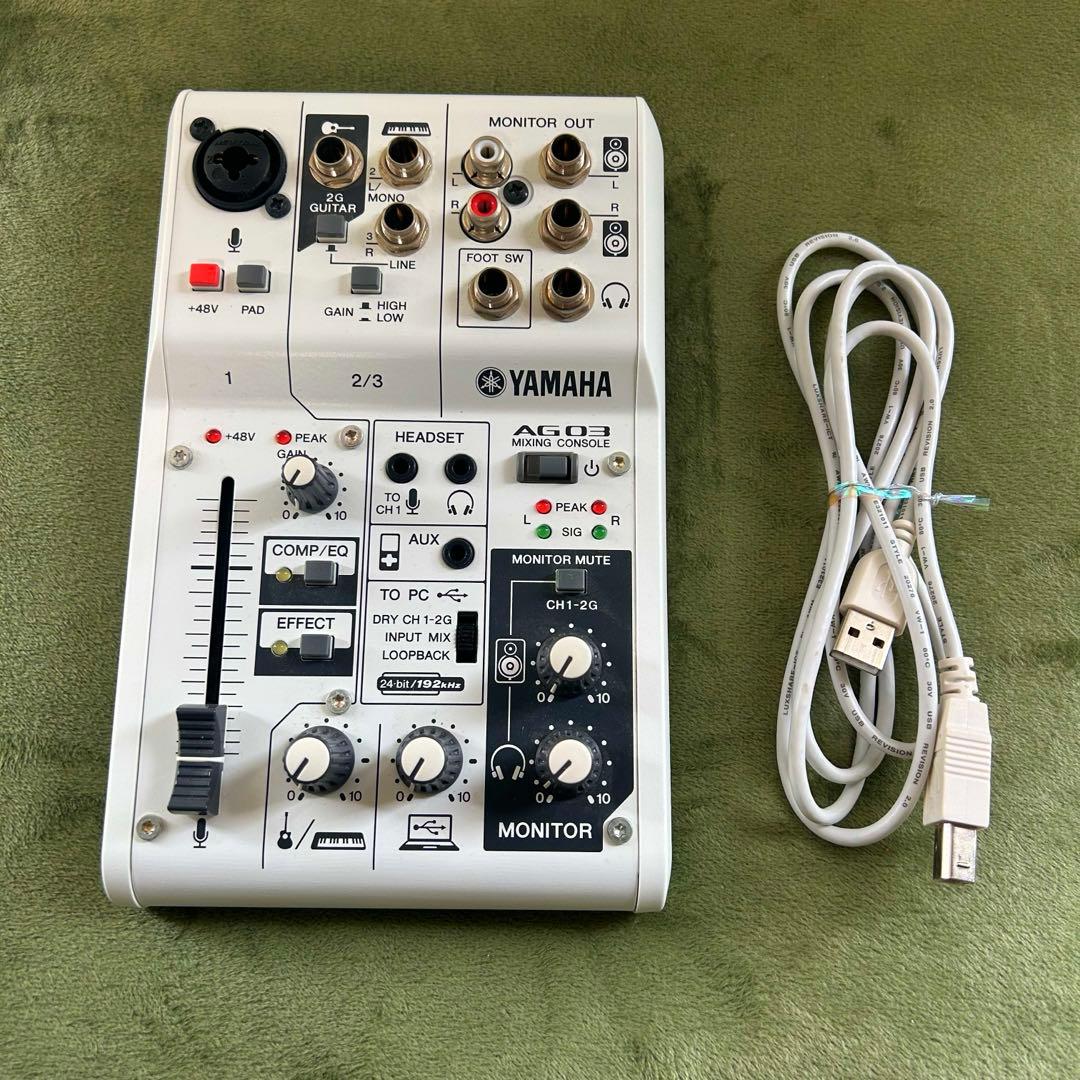 Yamaha AG03 USBミキサー