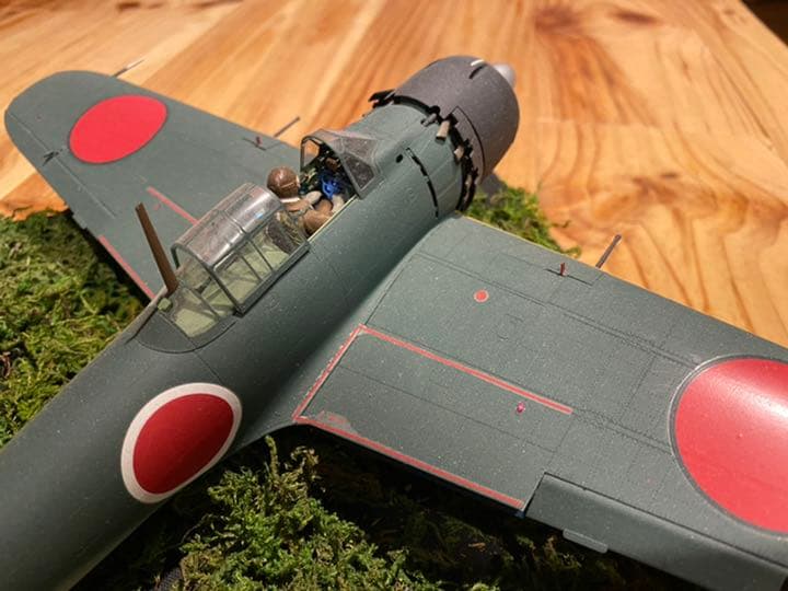 タミヤ　リアルサウンド零戦52型　塗装済み完全品