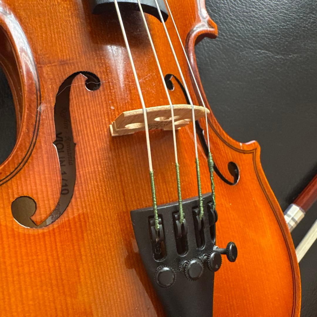 HORA reghin-romania バイオリン 1/10 木製 オレンジ色