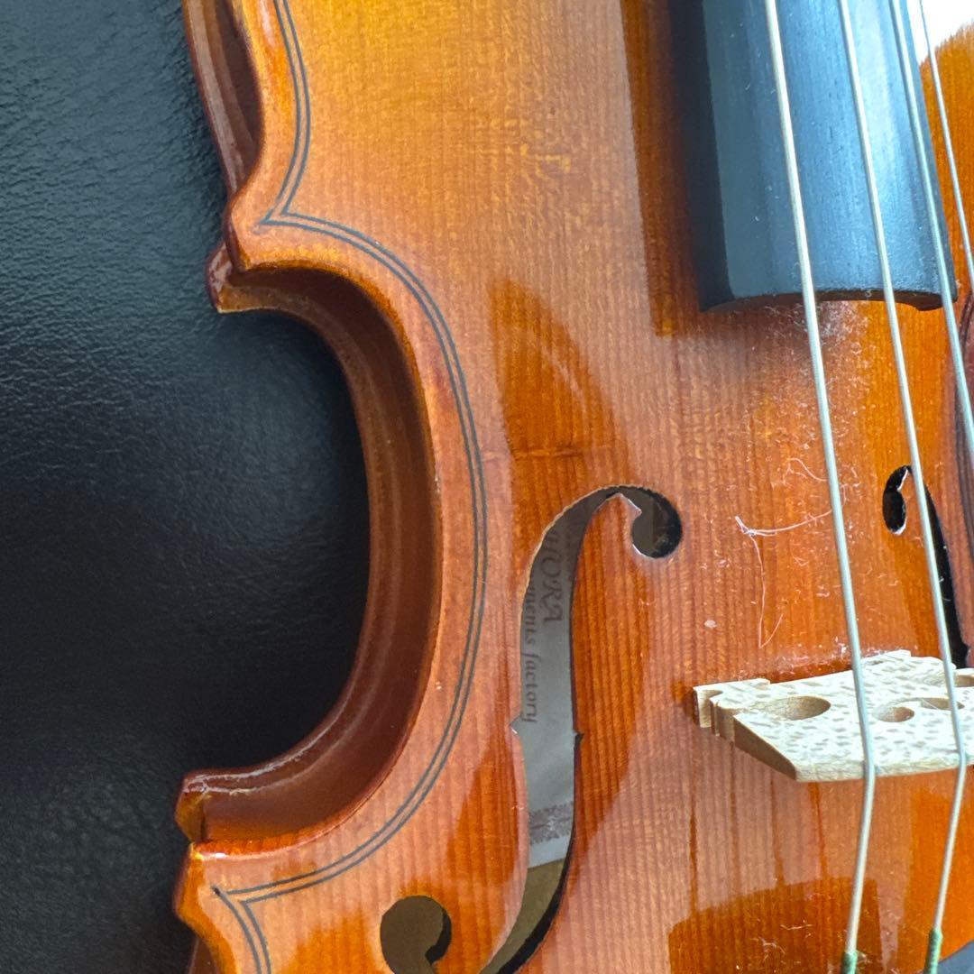 HORA reghin-romania バイオリン 1/10 木製 オレンジ色