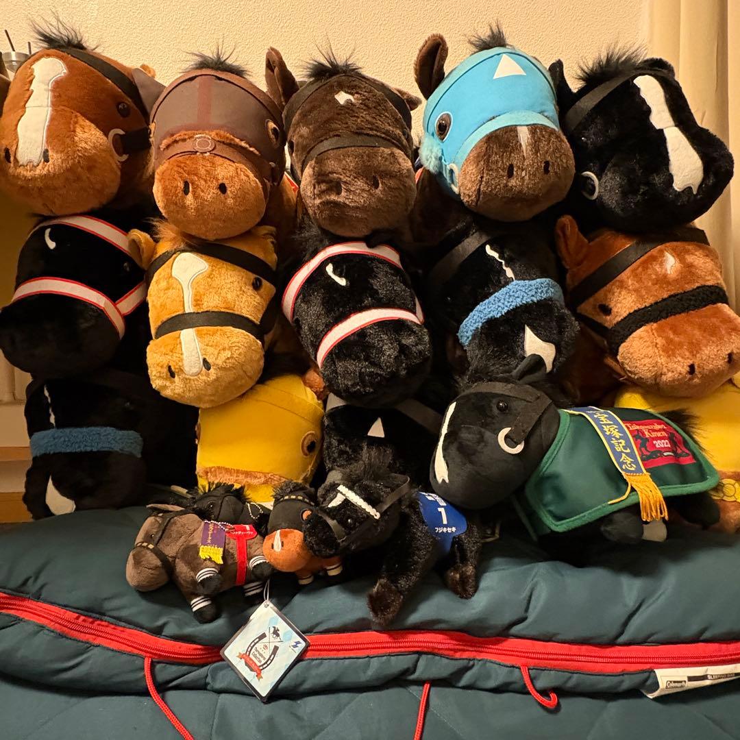 【おまけ付】サラブレッドコレクション ふわふわBIG 計19頭セット