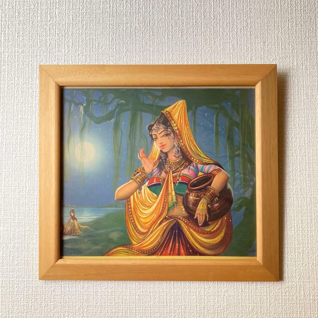 ラーダ　ビンテージポスター　額縁付