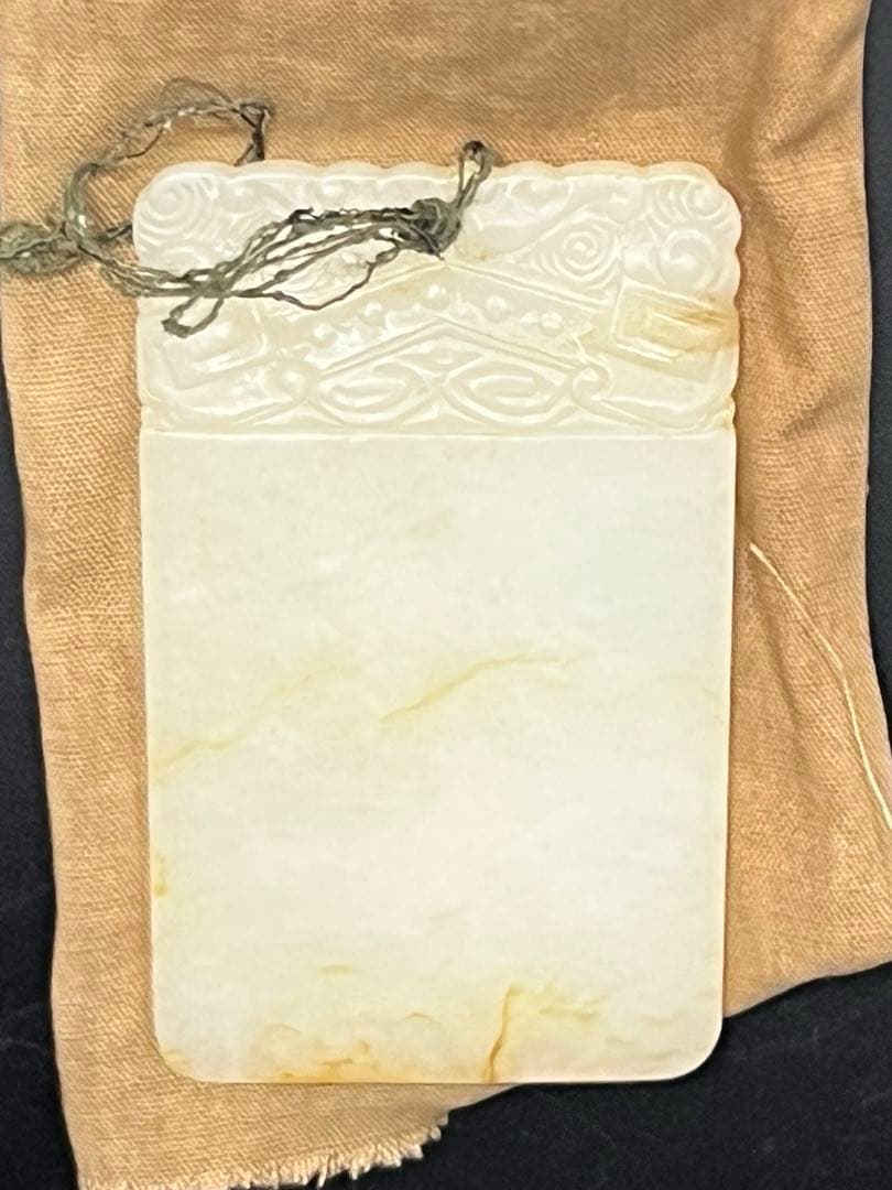 極上 白玉牌 重さ：28g. BL2--055