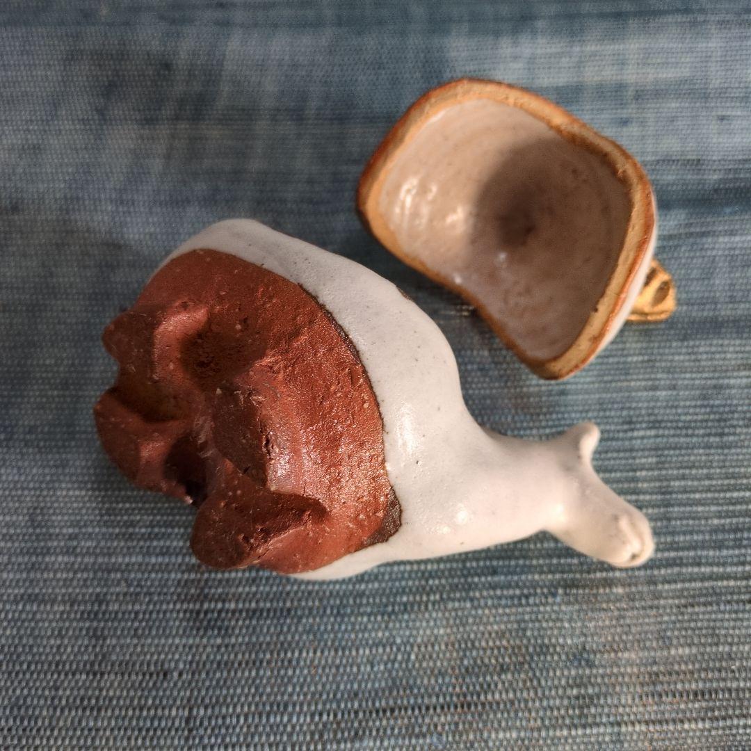 萩焼　午の香合