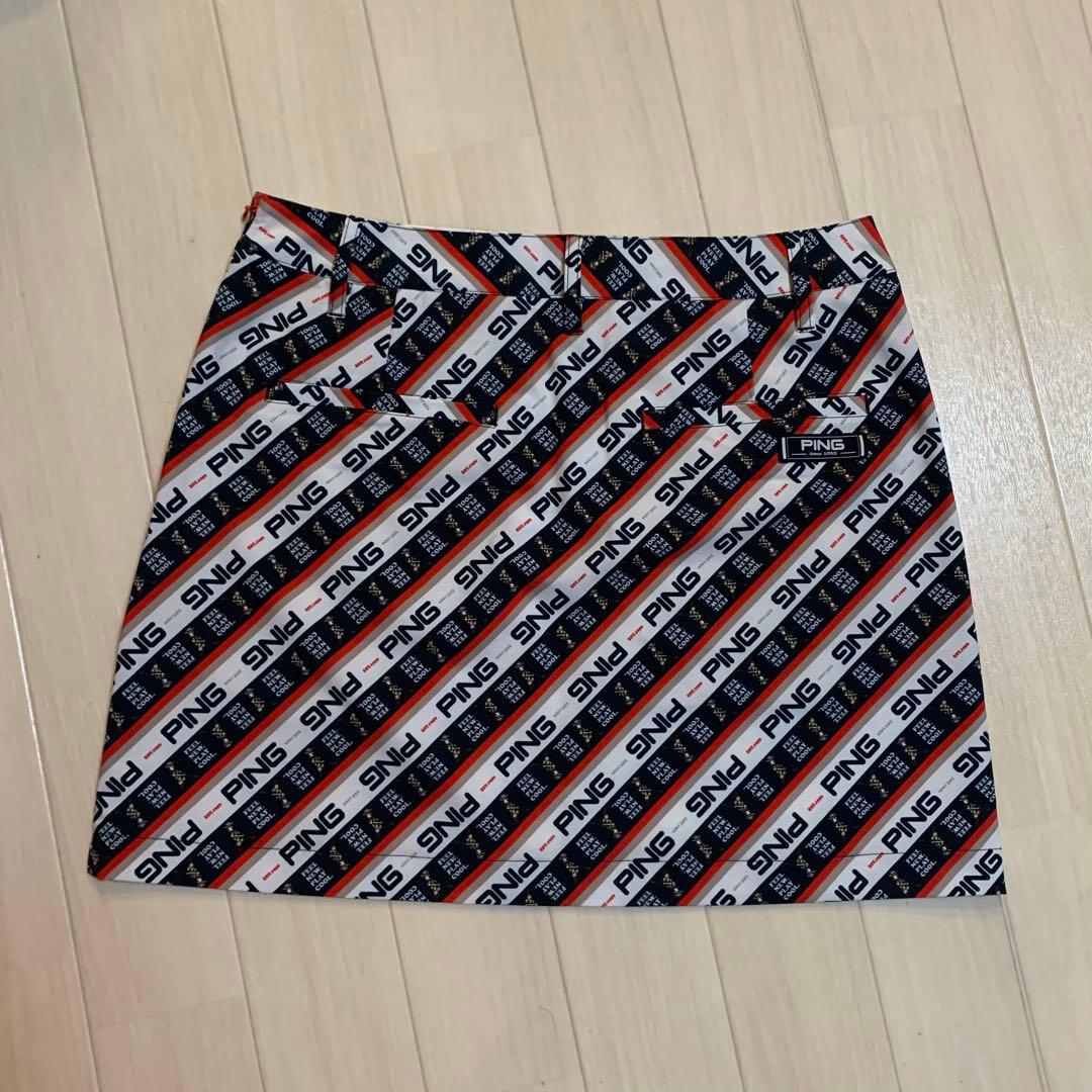 3点！新品■30,250円【ピン】レディース　ウェア、スカート、レギンス　L