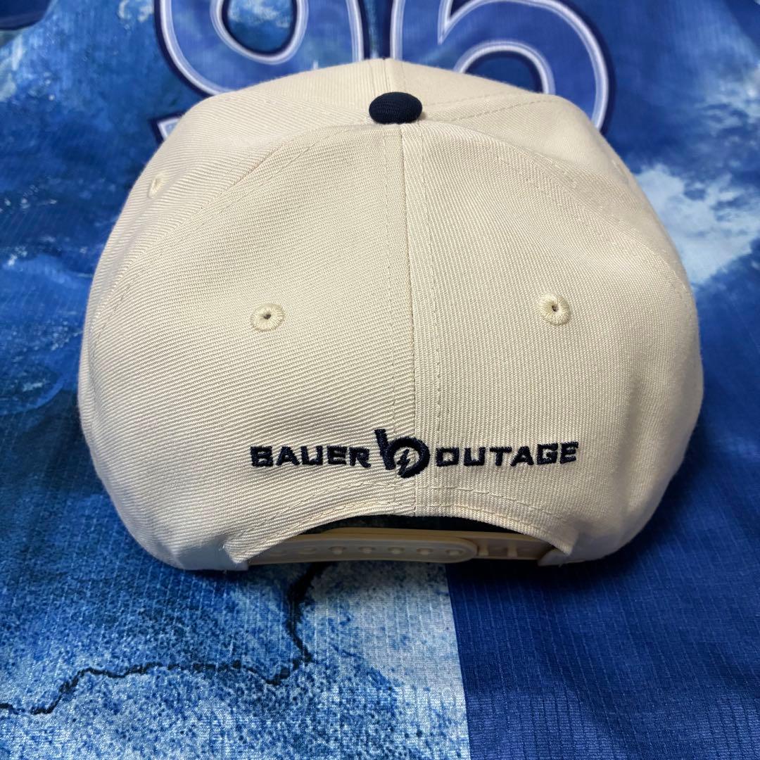 横浜DeNAベイスターズ　バウアー　BAUER OUTAGE　キャップ　ネイビー