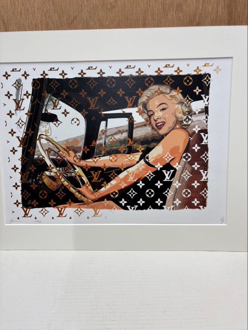 マリリンモンロー ヴィトンバンクシー 2024年 ポップアートポスター