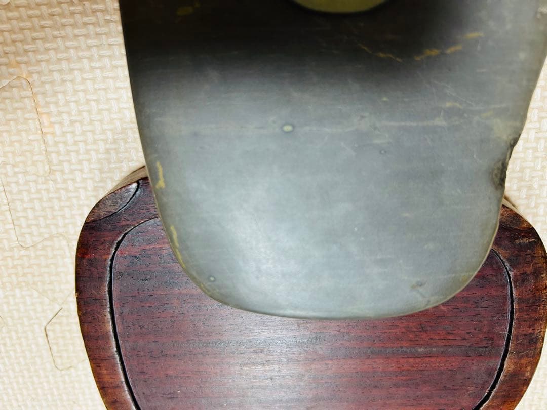 [貴重珍品] 中国　古美術　文房具　清時代　端溪 硯書　紫檀共箱