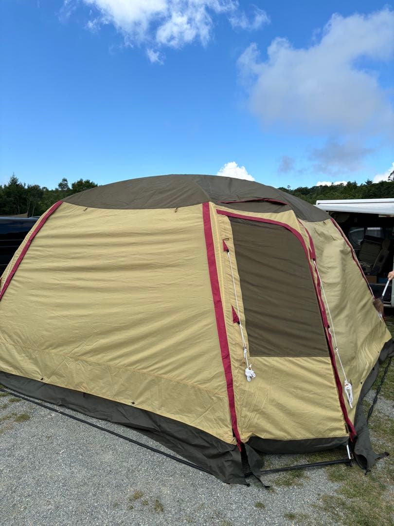 DomeShelter Lana ドーム型テント ベージュとオリーブ