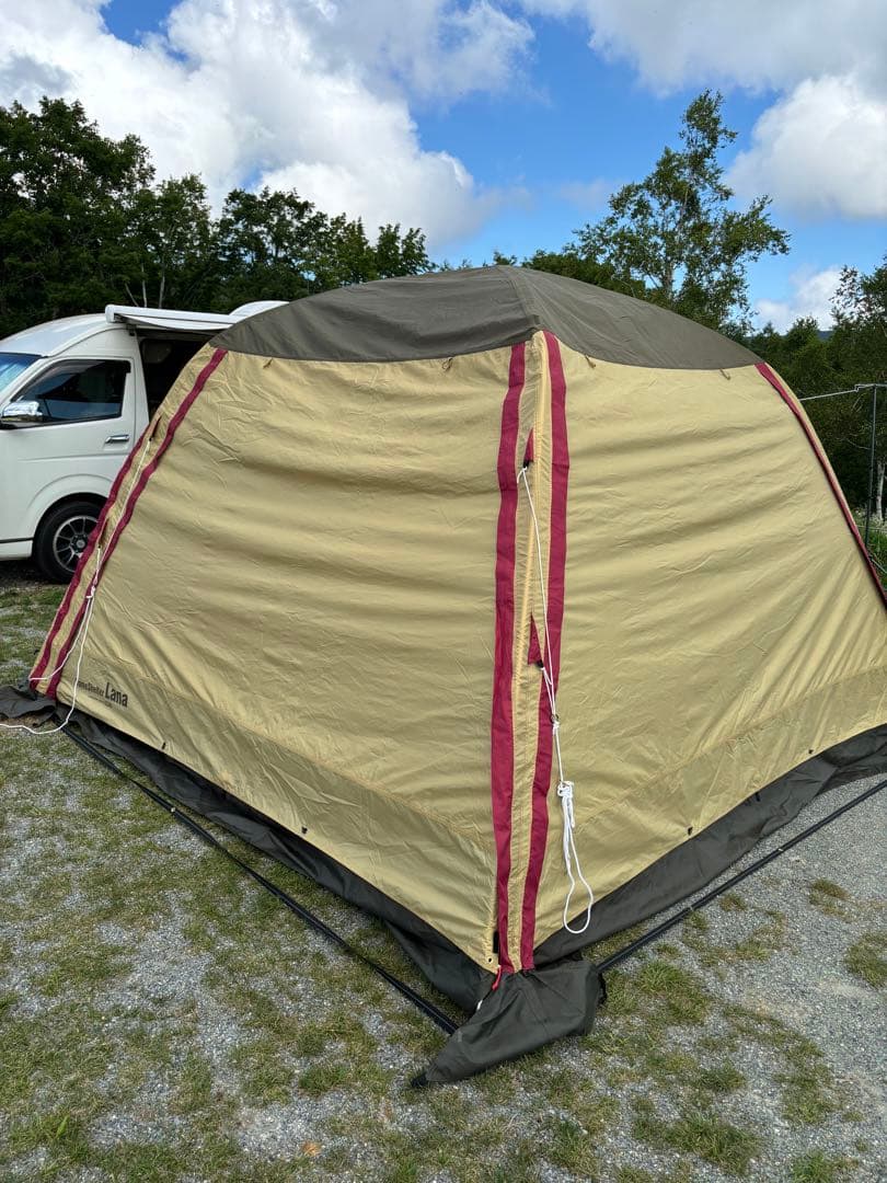 DomeShelter Lana ドーム型テント ベージュとオリーブ