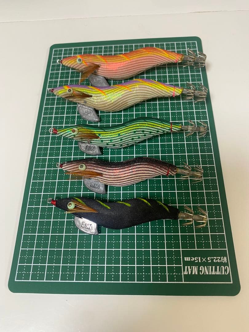 餌木猿 3.5号シャロー、3号ノーマル、2.5号ノーマル バラエティ5個セット