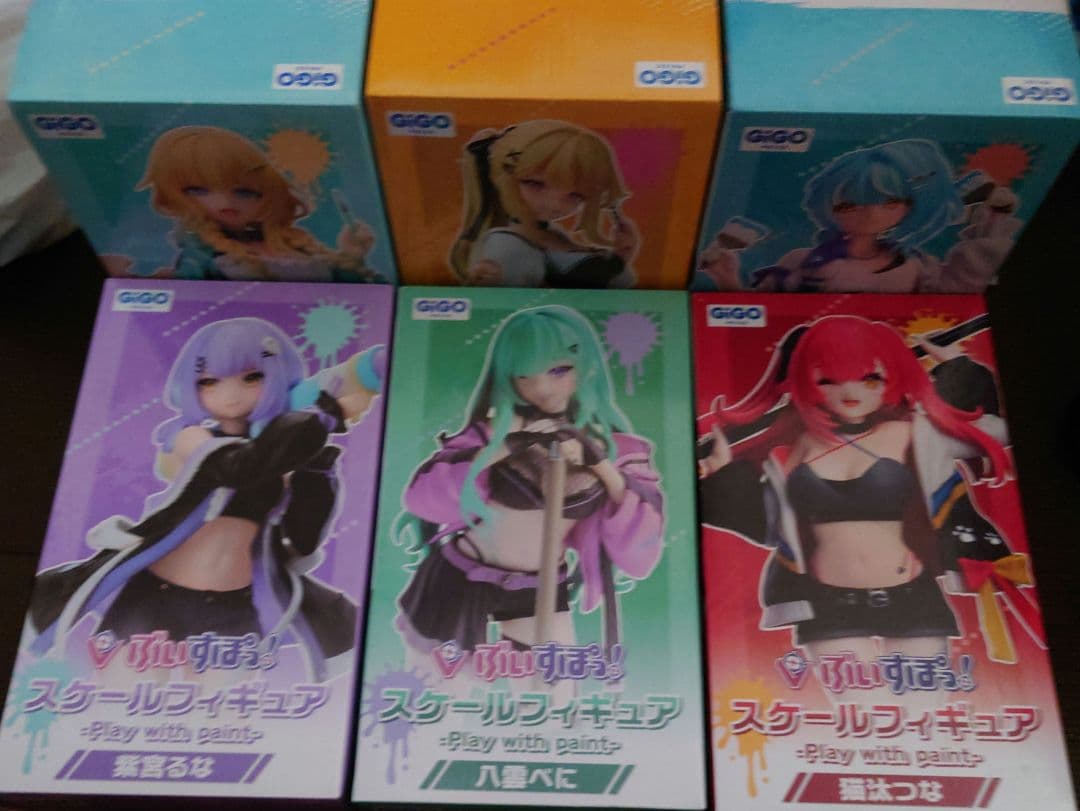 ぶいすぽっ スケールフィギュア るな エマ べに きゅぴ つな らむね 6種類