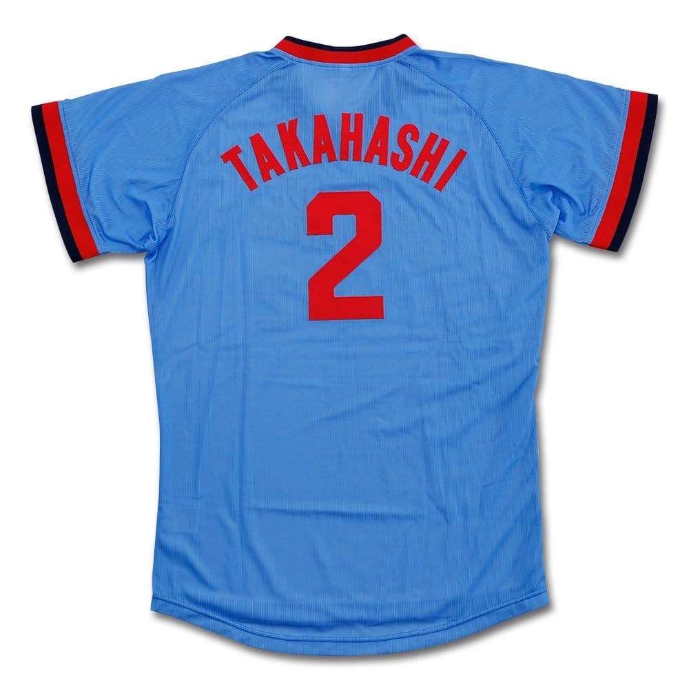 カープレジェンドユニフォーム高橋慶彦選手1977-1987ビジターOサイズ完売品