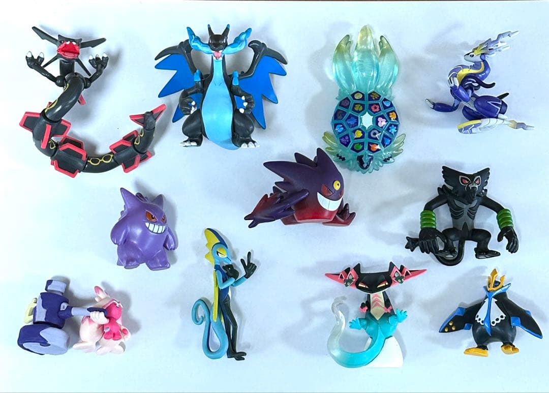 モンコレ 11体セット 黒いレックウザ メガリザードンX 他まとめ売り