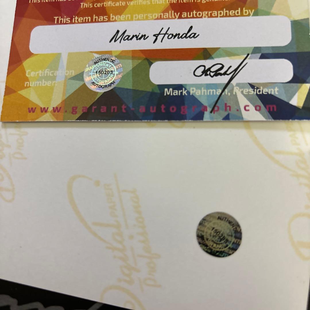 大人気　本田真凜選手　直筆サインPhoto