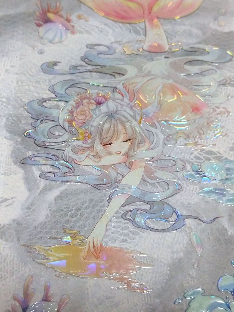 ✩再販✩J714＃小美人鱼(贝壳光)切売り海外人物マステ女の子
