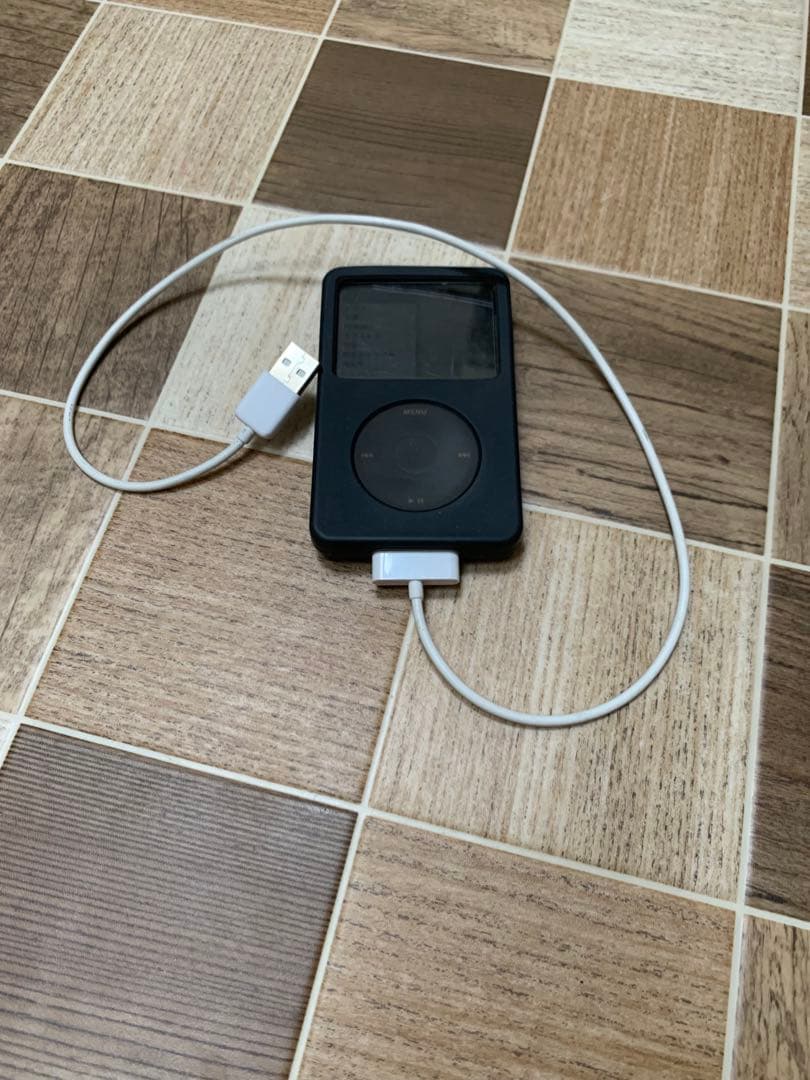 iPod ブラックモデル USBケーブル付き 80GB