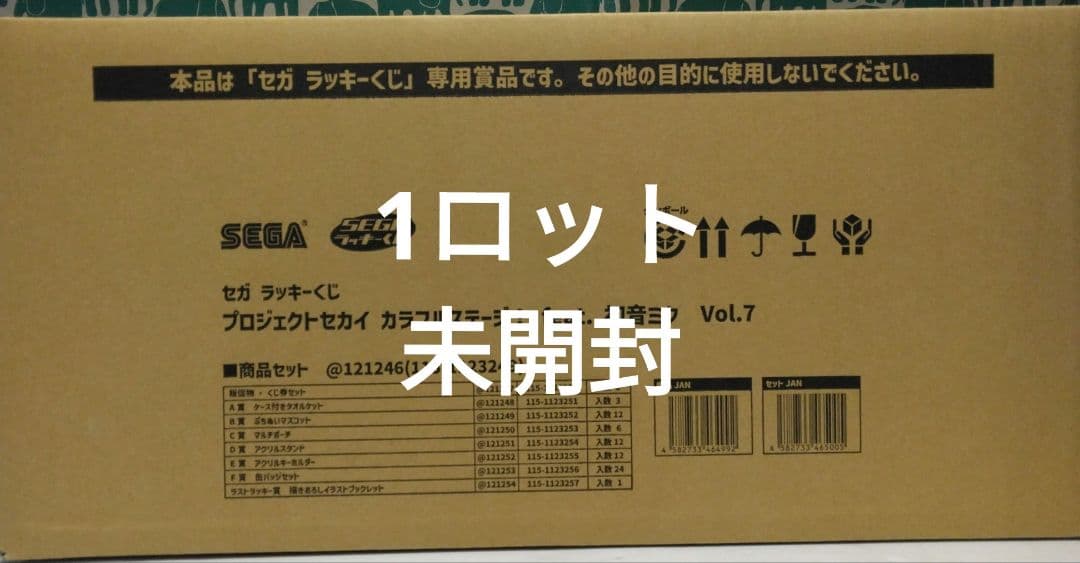 セガラッキーくじ プロセカ　初音ミク　vol．7 ロット