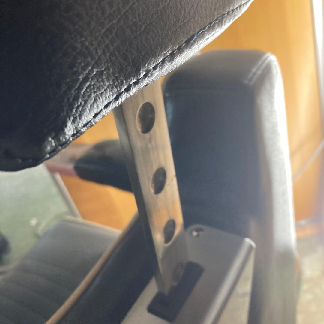 12/15迄限定 バーバーチェア理容室用ストライプデザインチェア