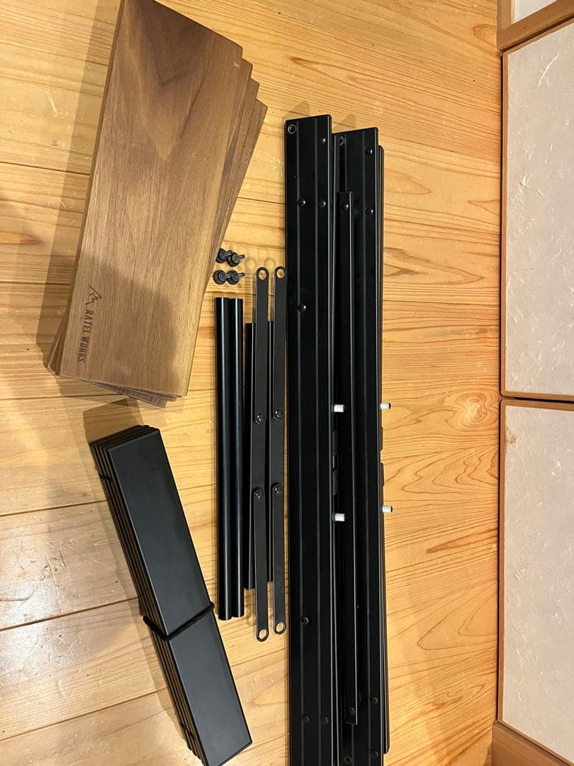 ラーテルワークス　ウッドパネルテーブル&エクステンションユニット　収納袋　セット