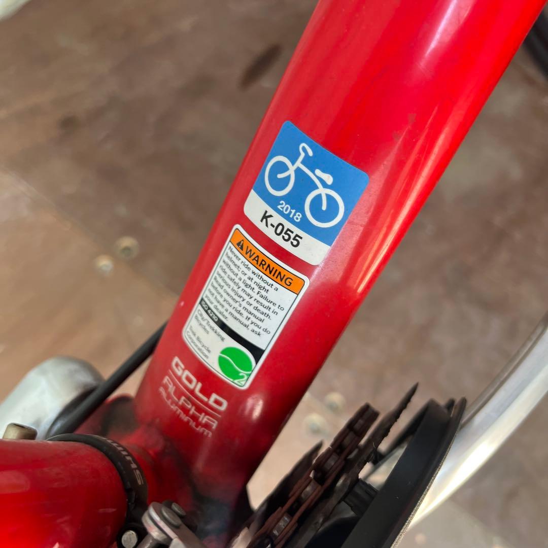 TREK トレック DUAL SPORT2 クロスバイク　自転車 レッド 赤