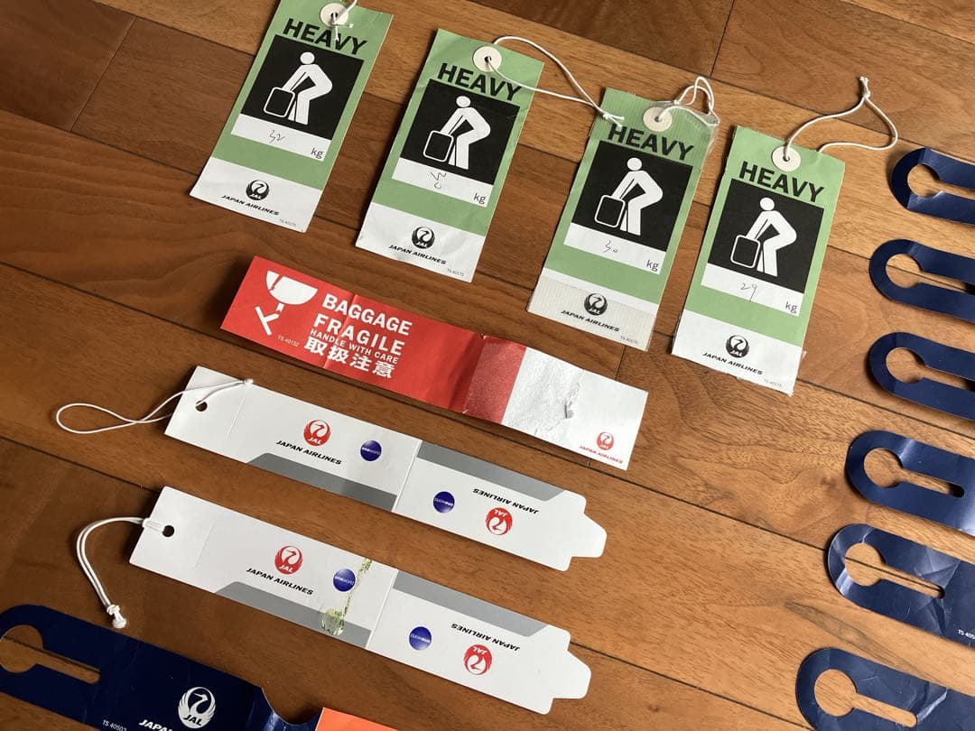 JAL手荷物タグ HEAVY セット　日本航空　フラジール