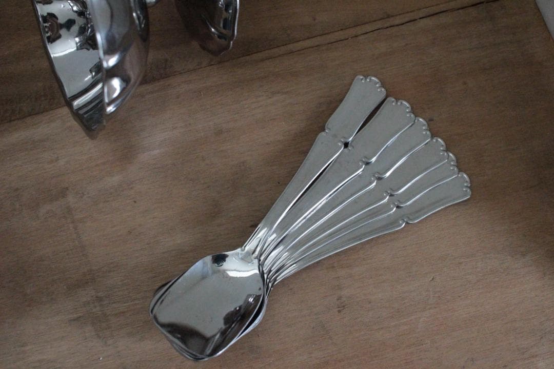 France Brocante アイスカップ 【S】サイズ2個セット/スプーン付