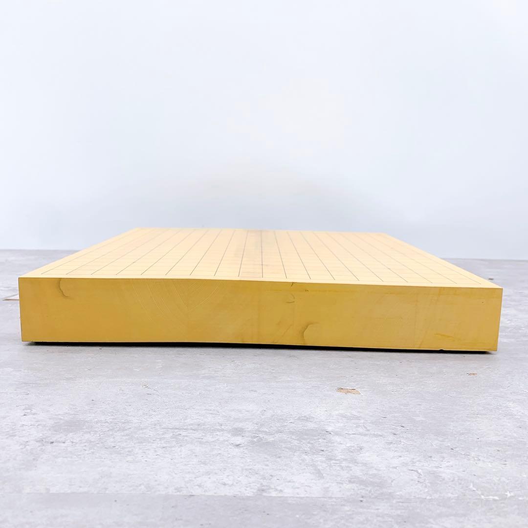 卓上碁盤 本榧 ハギ板 天地柾 高級天然木 2寸 3枚継