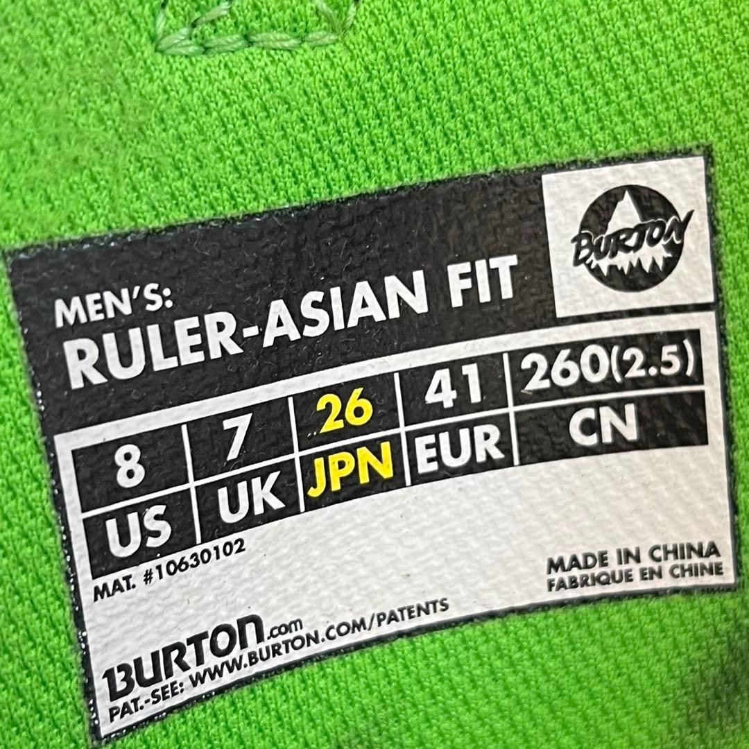 【即日発送】BURTON スノボRULER-ASIAN FIT 26.0cm