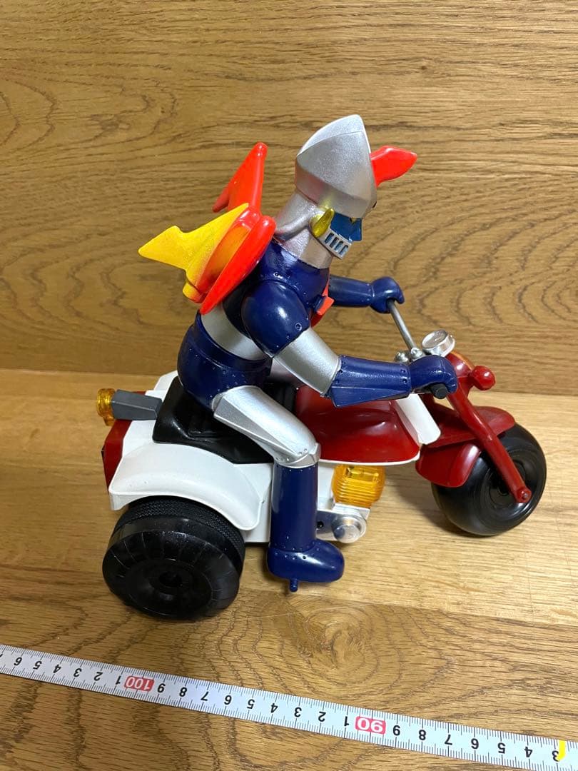 グレートマジンガー！バイク当時物❗️ソフビ三輪‼️バイクアオシン‼️希少❗️