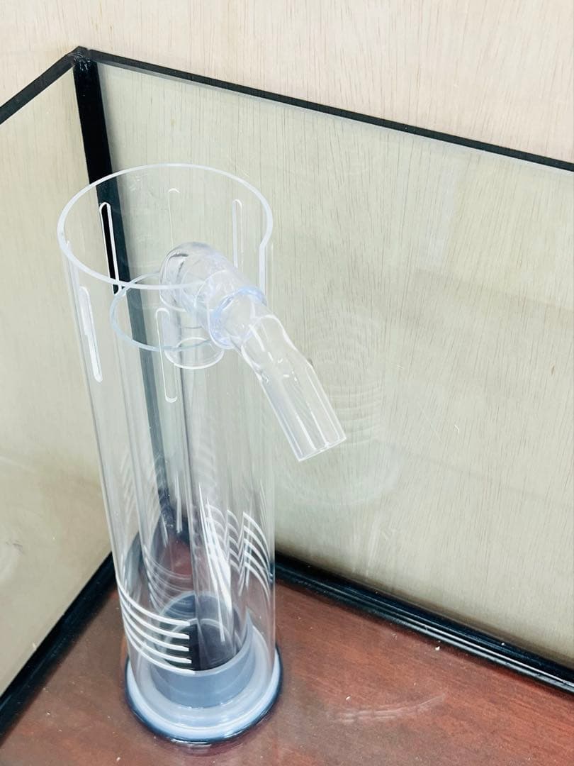 1200ｘ300ｘ300㎜オールガラスオーバーフロー水槽 セット　ブラック