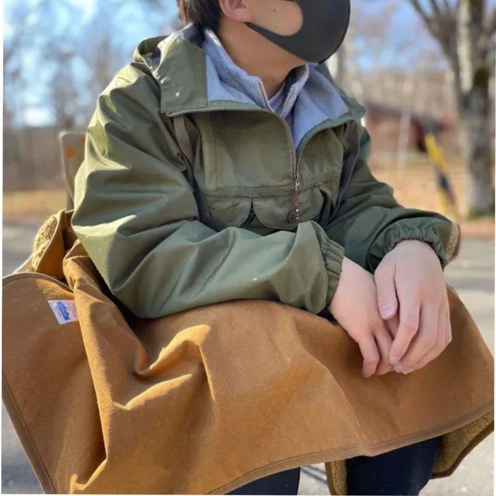 【新品・未使用】赤外線あったかブランケット キャメル