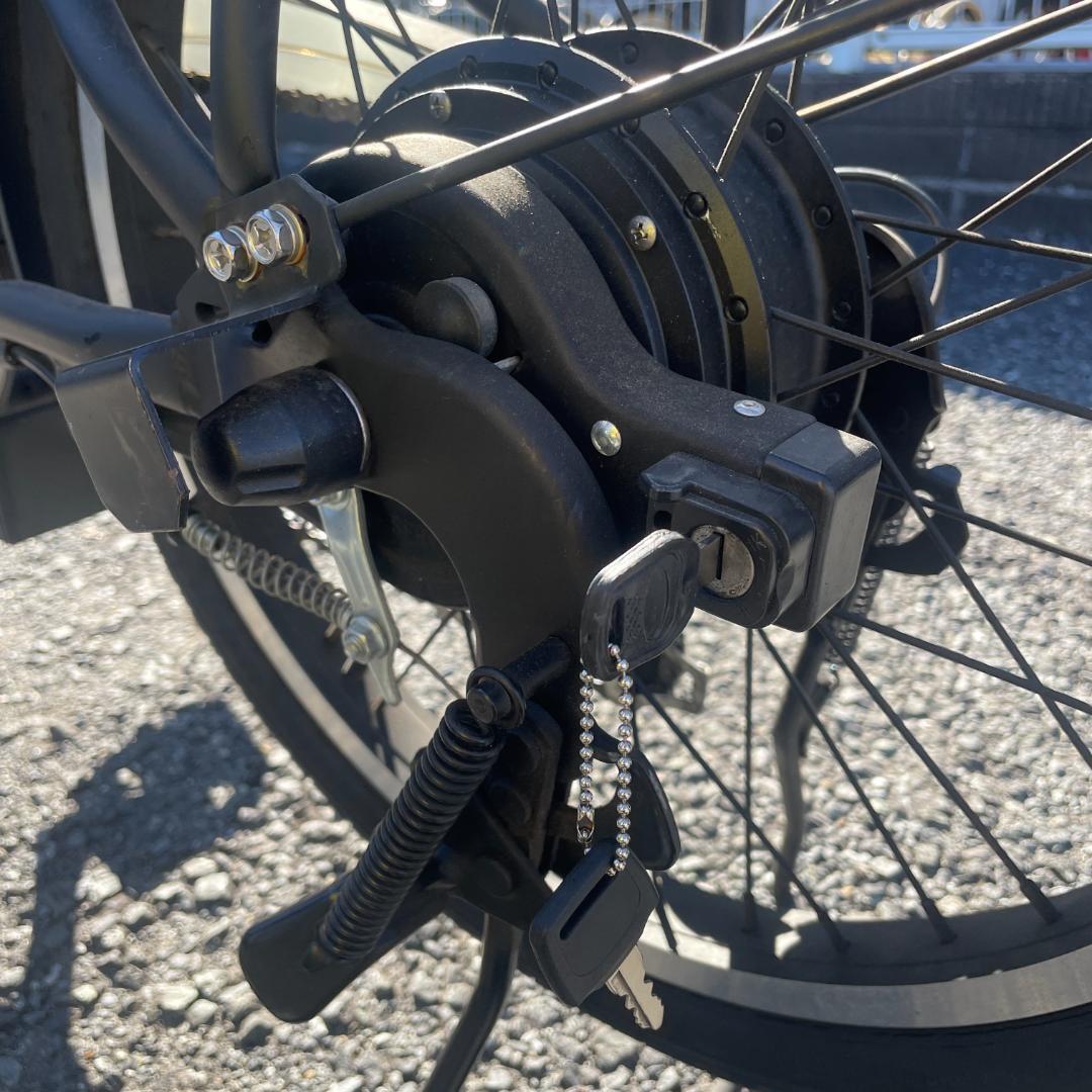 電動アシスト自転車 6段変速 20インチ 街乗り シティタイプ 手渡し 引取