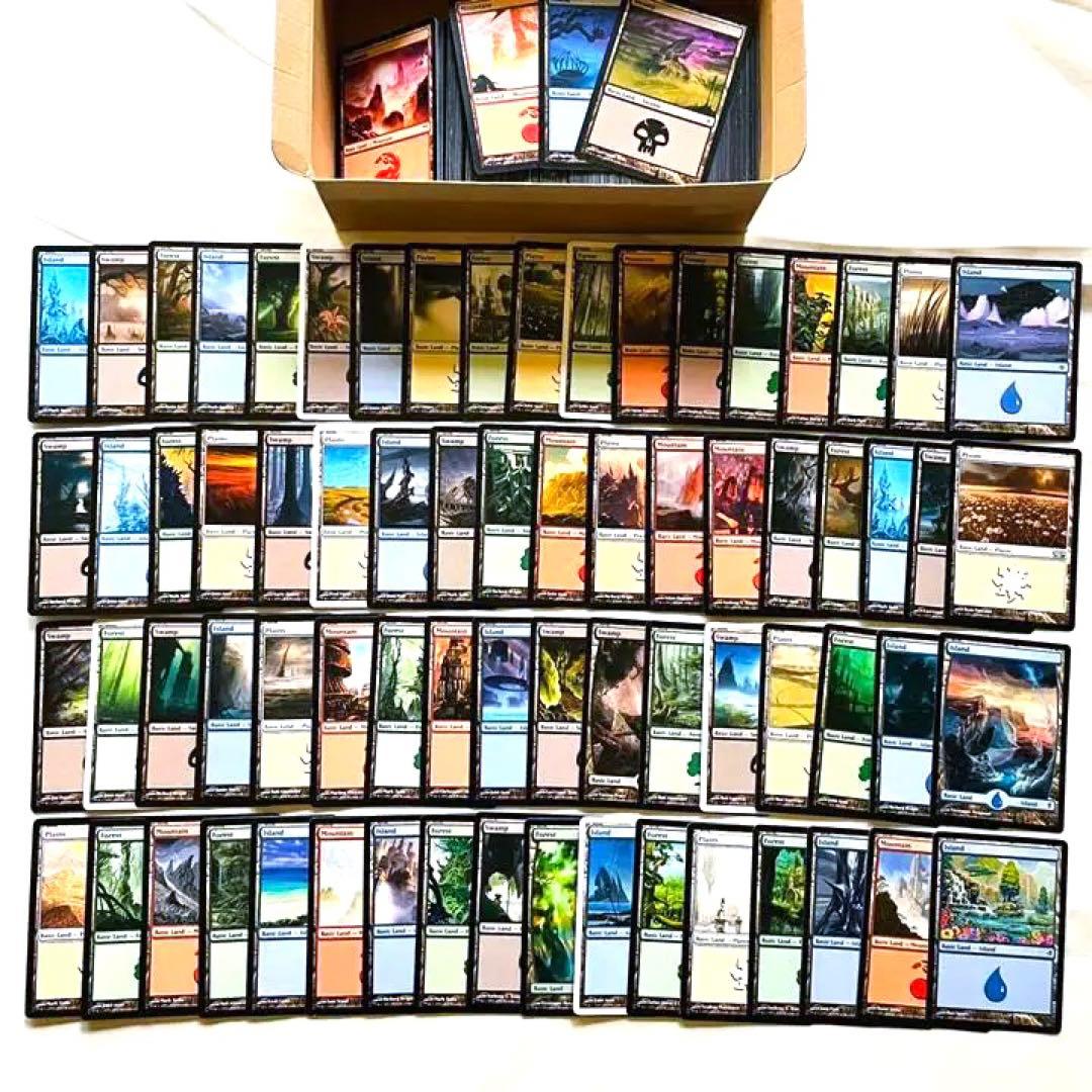 MTG 新枠のみ 基本土地 基本地形 英語約300枚 ZEN ALA CHK等有