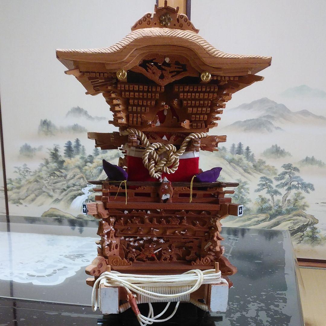 だんじり　木製　模型