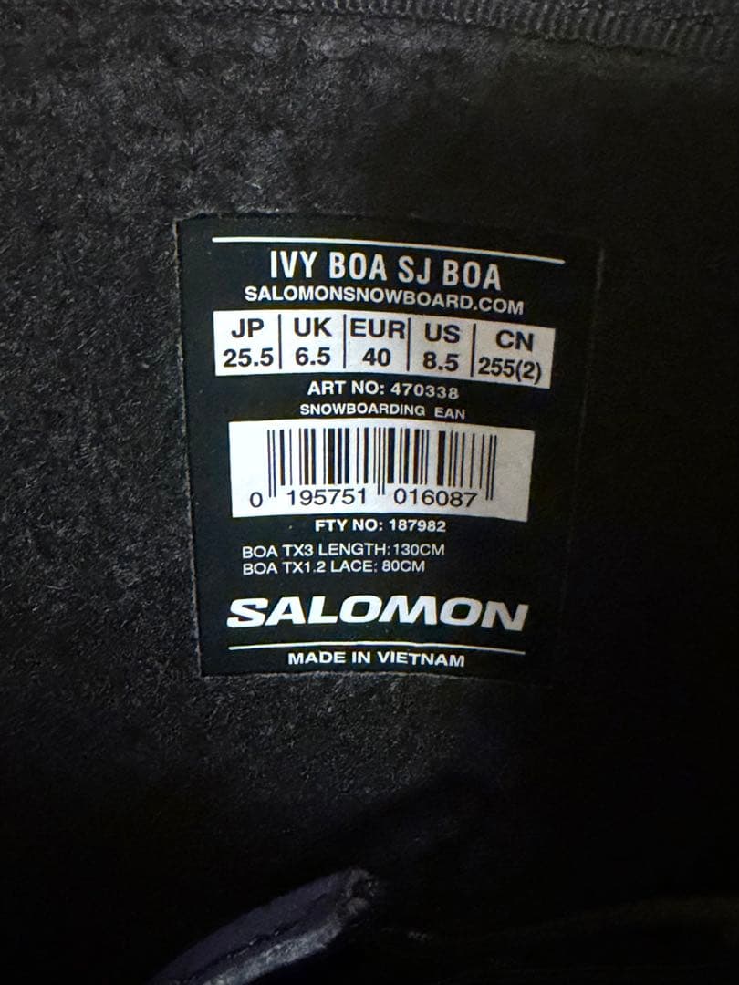 reeboSALOMON IVY BOA SJ BOA サロモン