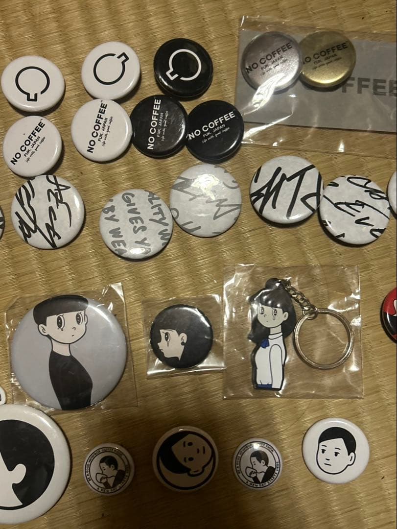 NO COFFEE ハシヅメユウヤ　長場雄　MOGNO6 ピンバッジセット