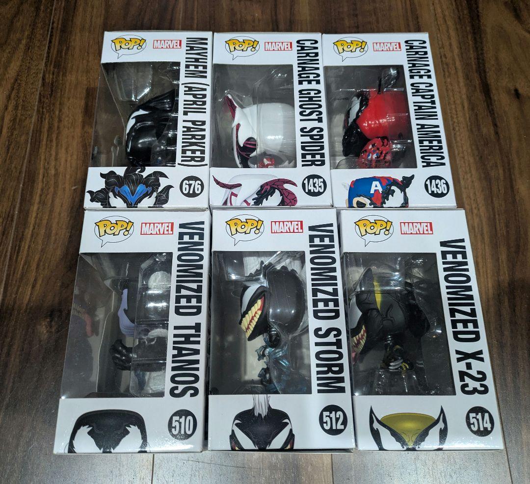 ヴェノム　カーネイジ　funko pop ✕ ６点セット