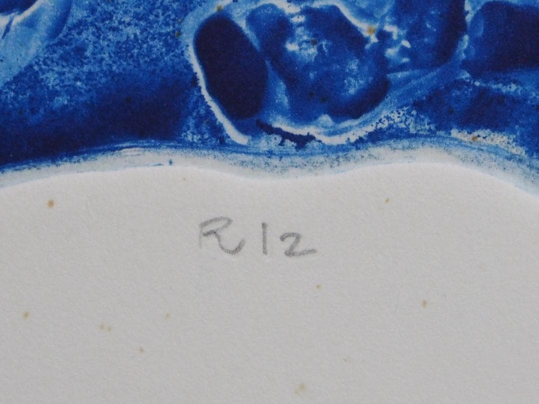 現代版画の鬼才◆一原有徳「RIz」◆ステンレス版画1984年55部◆サイン