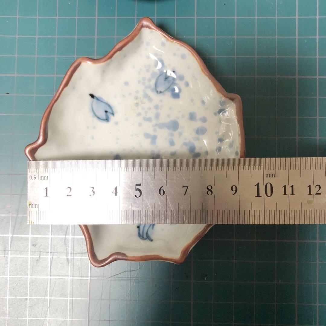 レア❣️小皿 ふきよせ 松雲作 絵変り 五枚 共箱