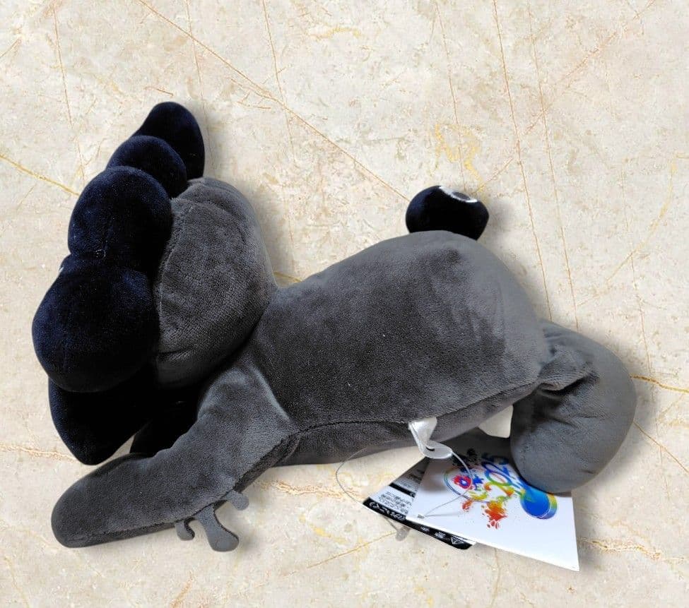 ミャクミャク 這い型　ぬいぐるみ　黒 M　黒ミャクミャク　黒ミャク　万博