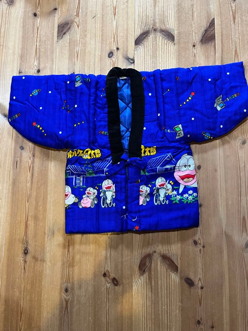 希少　オバケのQ太郎　昭和レトロ はんてん 半纏 ちゃんちゃんこ　デッドストック