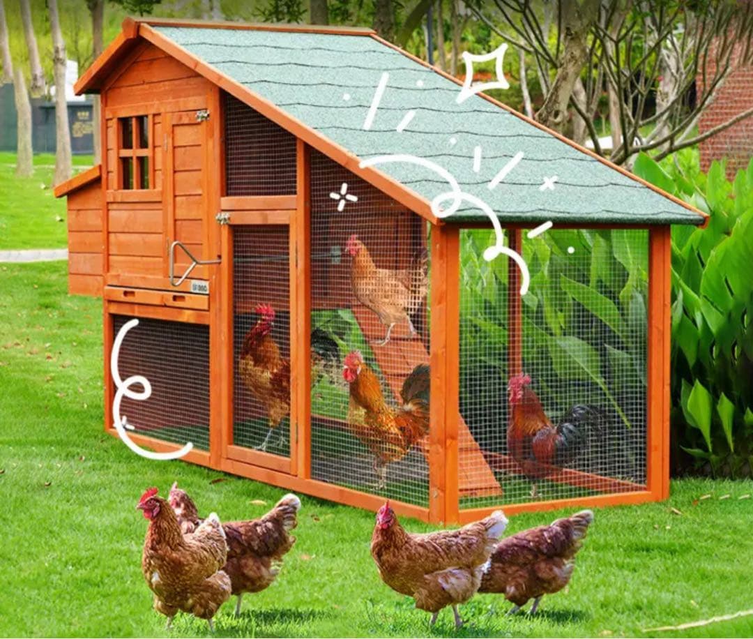 【新品未開封】鶏小屋　鑑賞用　ニワトリ　うずら　うさぎ　鳥　など用　カゴ　ケージ