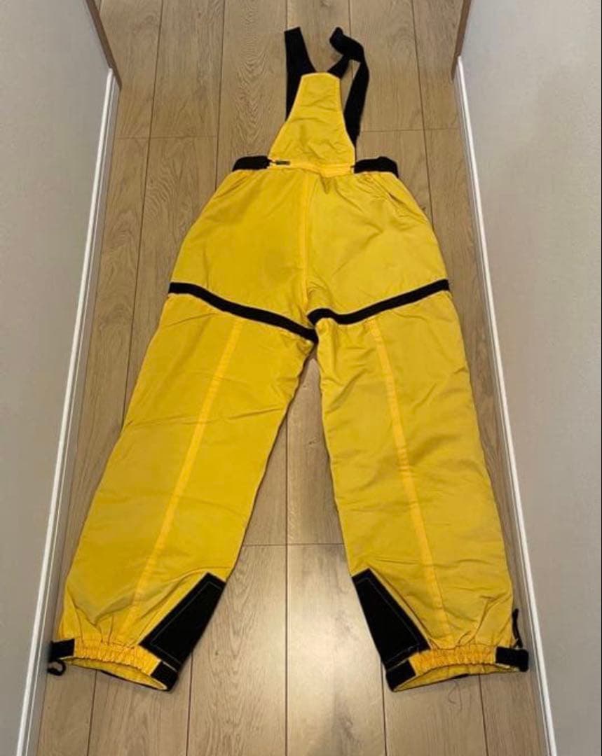 【希少美品】ノースフェイス　スキー　スノボ　ウェア　ビブパンツ　M　イエロー