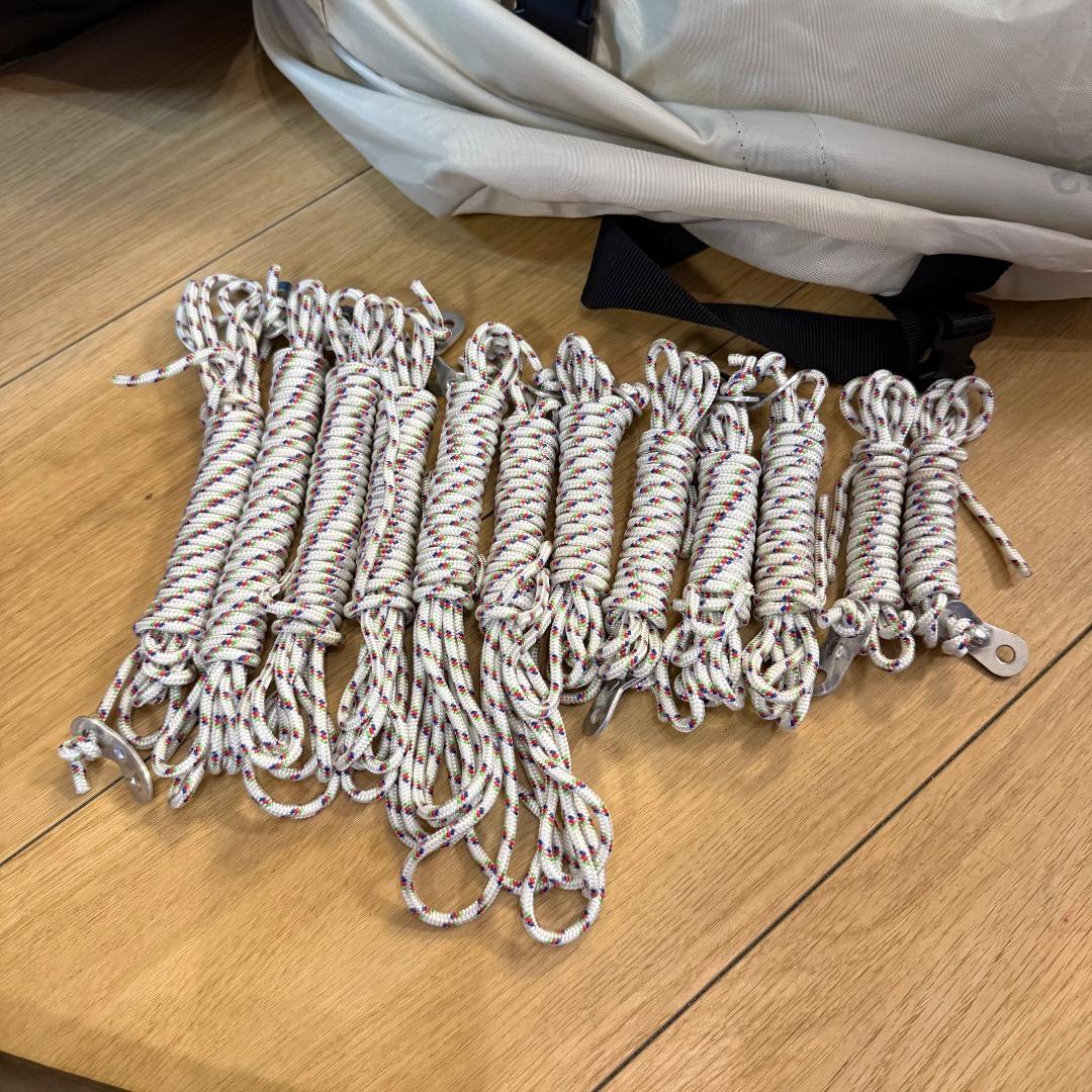 スノーピーク ランドロックアイボリーRED FRAME グランドシート・マット付