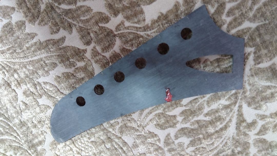 Gibson 純正　エキスプローラー　ツキ板＆白蝶貝ロゴ　ファクトリーオリジナル