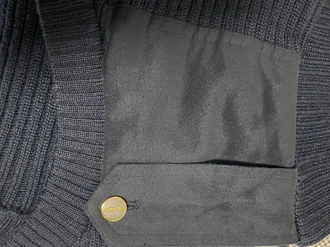 海上自衛隊　簡易セーター　Lサイズ黒　宮地洋服店　ミヤジ　呉　江田島　佐世保