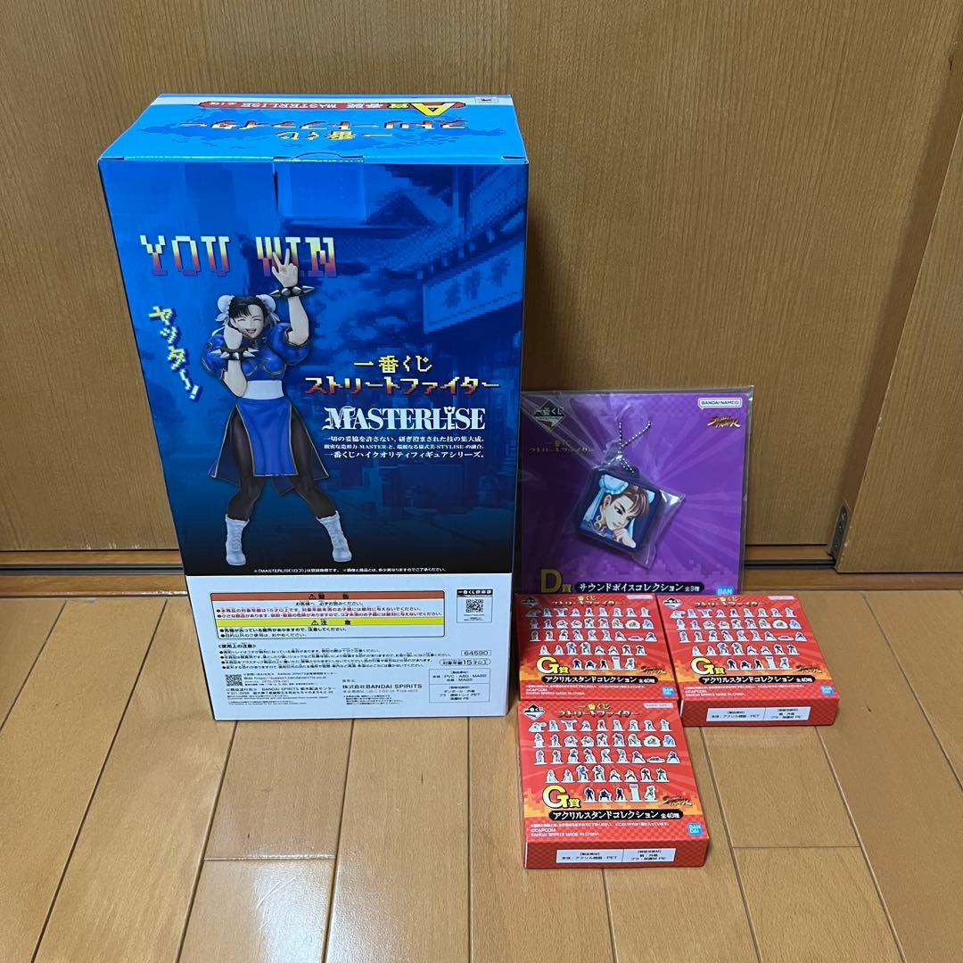 一番くじ　ストリートファイター A.D.G賞　5個セット　春麗